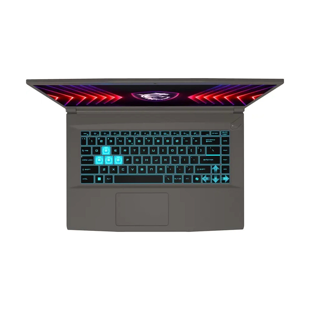 MSI Gaming Laptop A15 AMD Ryzen 7 Octa Core 15.6" Cosmos Gray view 2